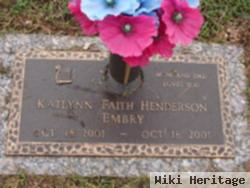 Katlynn Faith Henderson Embry