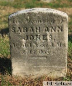 Sarah Ann Jones