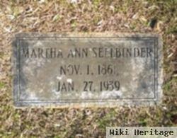 Mrs Martha Ann Seelbinder