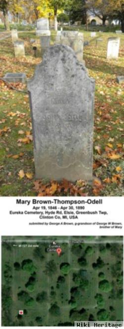 Maria "mary" Brown Odell