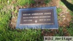 Miriam Anderson Jones