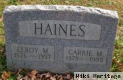 Carrie May Webb Haines