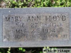 Mary Ann Lloyd