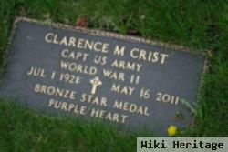 Clarence M Crist