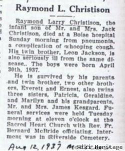 Larry Raymond Christison