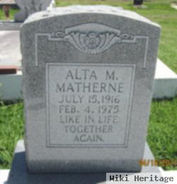 Alta M. Hogan Matherne