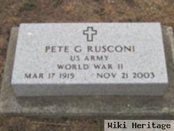 Peter George "pete" Rusconi