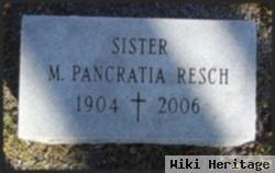 Sr Pancratia Resch