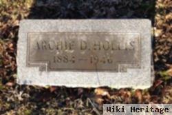 Archie D Hollis