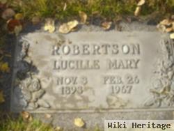 Lucille Mary Robertson