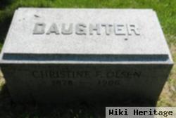 Christine F Olsen