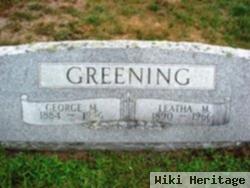 Leatha M Bennett Greening