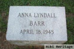 Anna Lyndall Barr