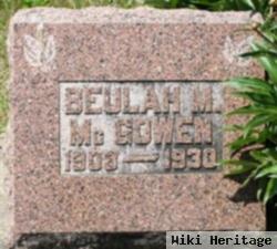 Beulah M Mcgowen