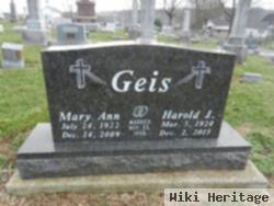 Mary Ann Ratz Geis