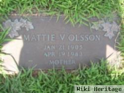 Mattie V. Olsson