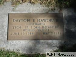 Dayton E Haworth