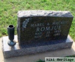 Mabel A Mackey Romjue
