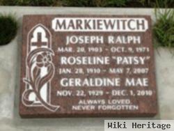 Joseph R Markiewitch