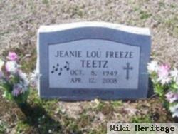 Jeanie Lou Freeze Teetz