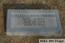 Loretta Lawson Freeman