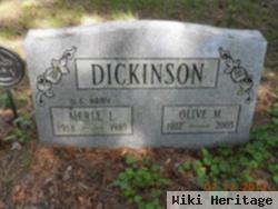 Merle L Dickinson