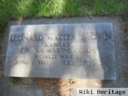 Leonard Walter Brown