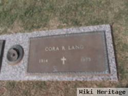 Cora R Lang