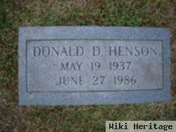 Donald D Henson