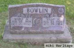 Willie A. "bill" Bowlin, Sr