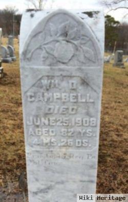 Pvt William D Campbell