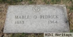 Mabel O. Pedrick