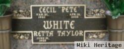 Cecil "pete" White