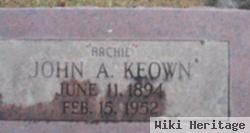 John A. "archie" Keown