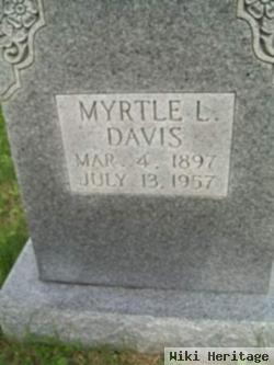 Myrtle L Williams Davis