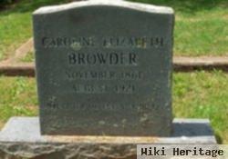 Caroline Elizabeth Dietz Browder