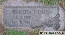 Henrietta F. Kieser