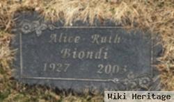 Alice Ruth Shunk Biondi