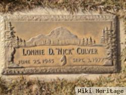 Lonnie D. "nick" Culver