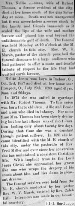 Nellie Jones Thomas