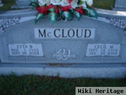 Cecil M Mccloud