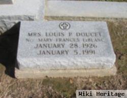 Mary Frances Leblanc Doucet