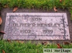 Oliver Ross Hensley