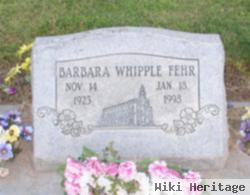 Barbara Faye Whipple Fehr