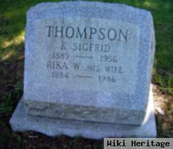 Karl Sigfrid Thompson