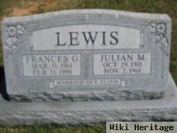 Frances G Lewis