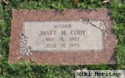 Janet H Cody