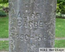 Alice I Barber