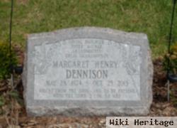 Margaret "sis" Henry Dennison