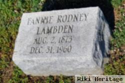 Fannie Rodney Lambden